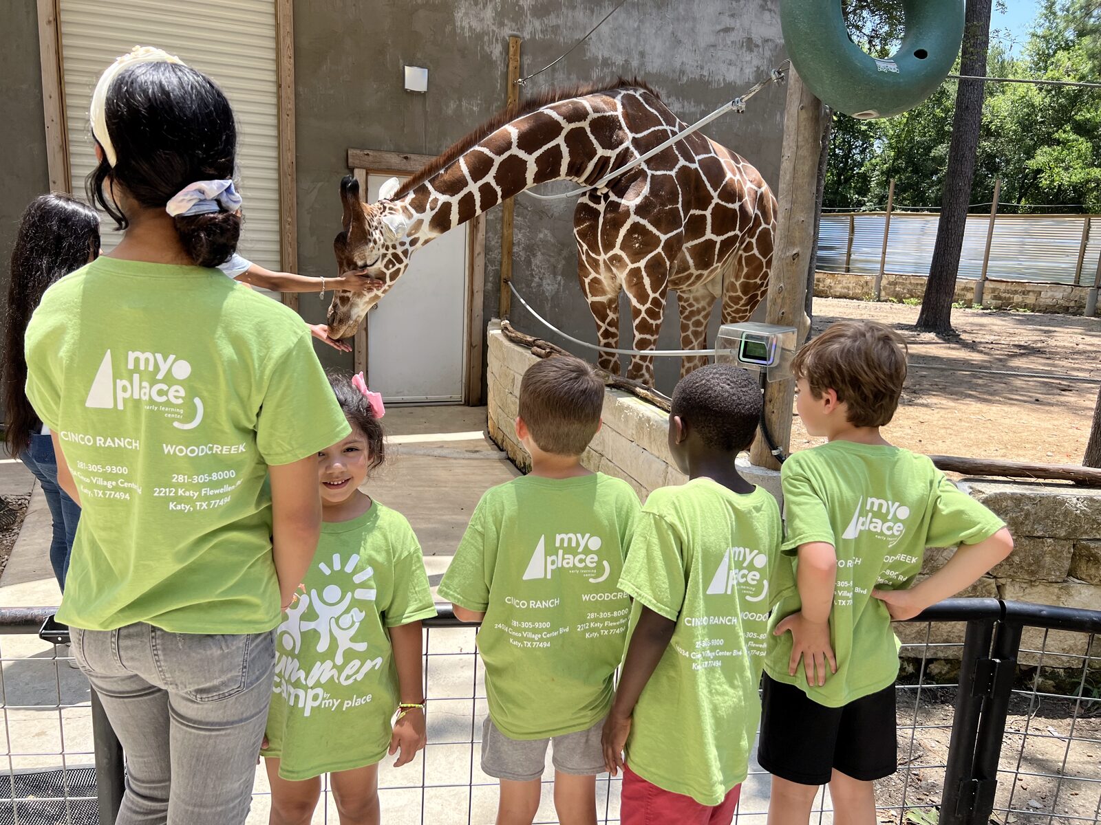 Summer Camp program at MyPlace Early Learning Center in Katy, TX